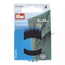 Prym Leinenzwirn 20 m schwarz 