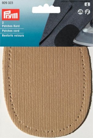 Prym Patches Kord (bügeln) 10 x 14 cm beige 