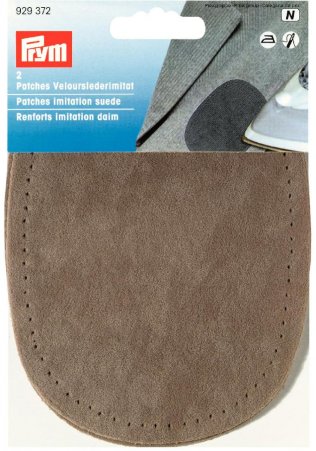 Prym Patches Velourslederimitat (bügeln) 10 x 14 cm stein 