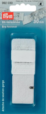 Prym BH-Verschluß 30 mm weiß 