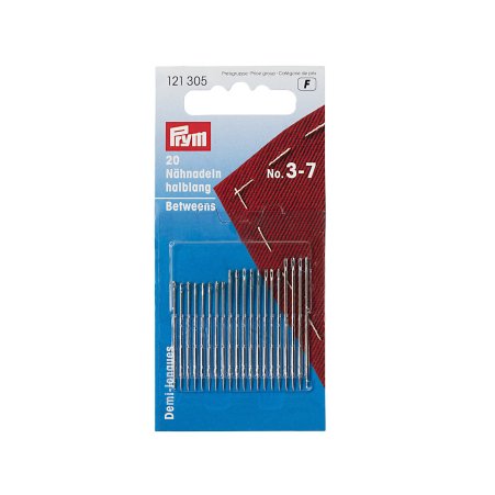 Prym Nähnadeln halblang ST 3-7 silberfarbig 