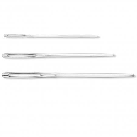 Prym Woll-Nadel ohne Spitze ST 1,3,5 silberfarbig 