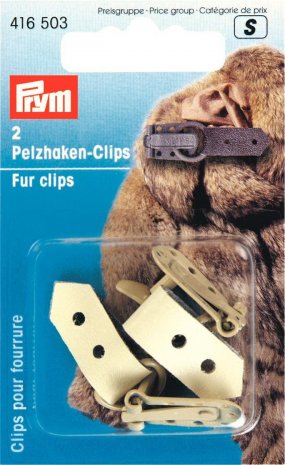 Prym Pelzhaken-Clips beige 