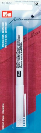 Prym Stoffmarkierstift extra fein permanent schwarz 