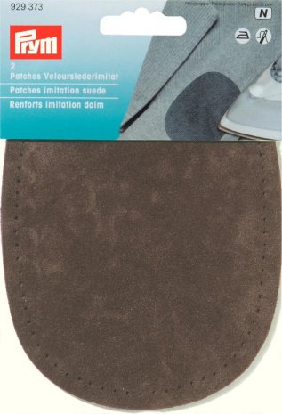 Prym Patches Velourslederimitat (bügeln) 10 x 14 cm dunkelbraun 