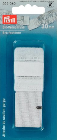 Prym BH-Verschluß 30 mm weiß 