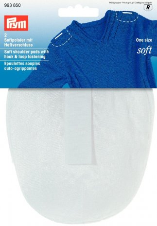 Prym Schulterpolster soft NML Haftverschluss PA weiss 