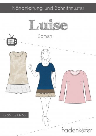 fadenkäfer Damen Kleid+Shirt Luise Gr. 32-58 