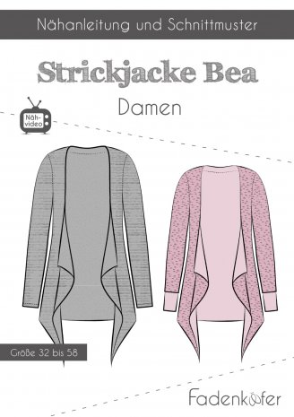 fadenkäfer Damen Strickjacke Bea Gr. 32-58 