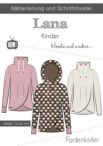 fadenkäfer Kinder Hoodie Lana Gr. 74-164 