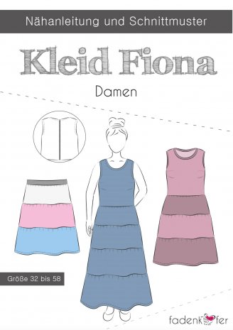 fadenkäfer Damen Kleid Fiona Gr. 32-58 