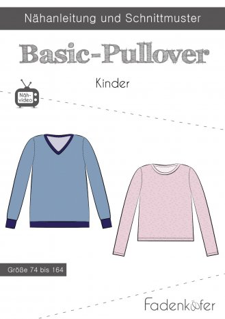 fadenkäfer Kinder Basic-Top Gr. 74-164 