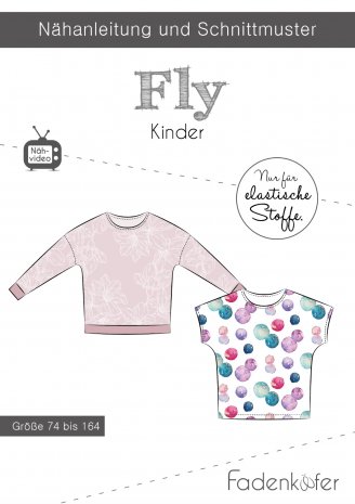 fadenkäfer Kinder Shirt Fly Gr. 74-164 