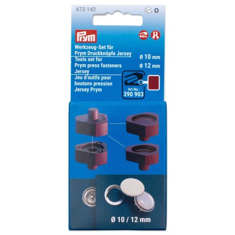 Werkzeug-Set für Prym Druckknöpfe Jersey, 10 und 12 