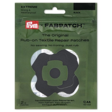 Prym Rub-on Patch EXTREME schwarz 2St 