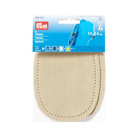 Prym Patches Cord (bügeln) 10 x 14 cm beige 