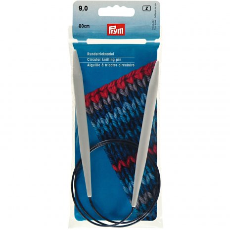 Prym Rundstricknadeln KST 80 cm 9,00 mm grau 