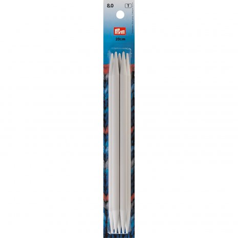 Prym Strumpfstricknadeln KST 20 cm 8,00 mm grau 