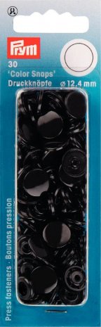 Prym NF Druckkn Color Snaps rund 12,4mm schwarz 