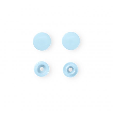 Prym NF Druckkn Color Snaps rund 12,4 mm hellblau 
