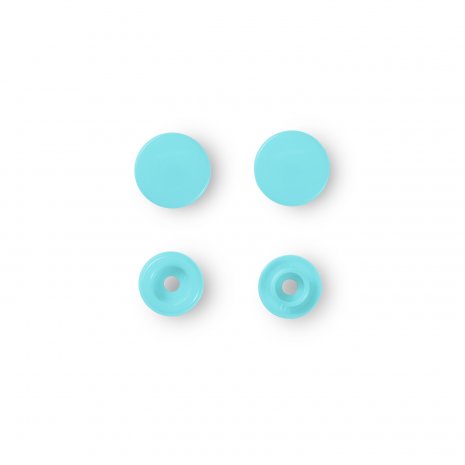 Prym NF Druckkn Color Snaps rund 12,4 mm helltürkis 