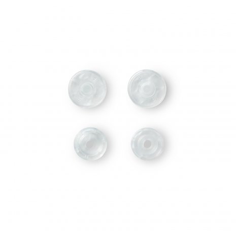 Prym NF-Druckknopf Color Snaps rund 12,4 mm transparent glänzend 