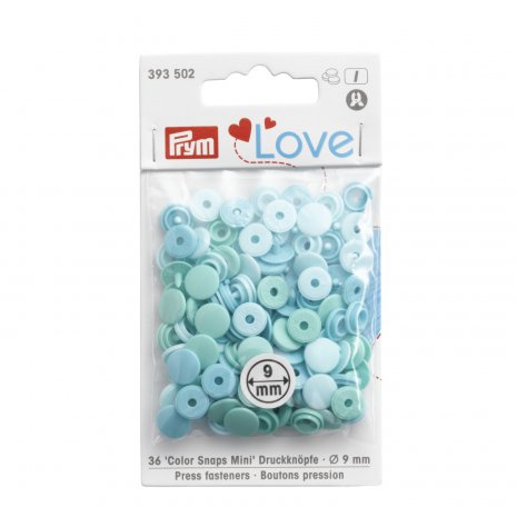 Prym Prym Love Color Snaps Mini Mischpackung mint 