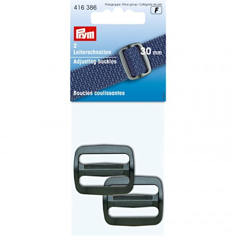 Prym Leiterschnallen KST 30 mm schwarz 