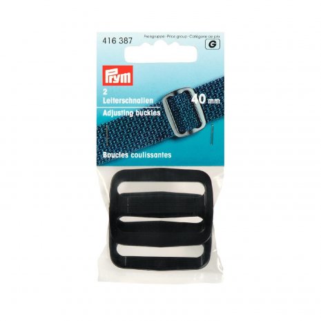 Prym Leiterschnallen KST 40 mm schwarz 