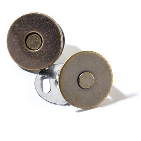 Prym Magnet-Verschluß 19 mm altmessing 
