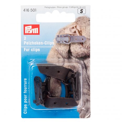 Prym Pelzhaken-Clips braun 