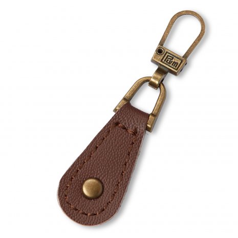 Prym Fashion-Zipper Lederimitat braun 
