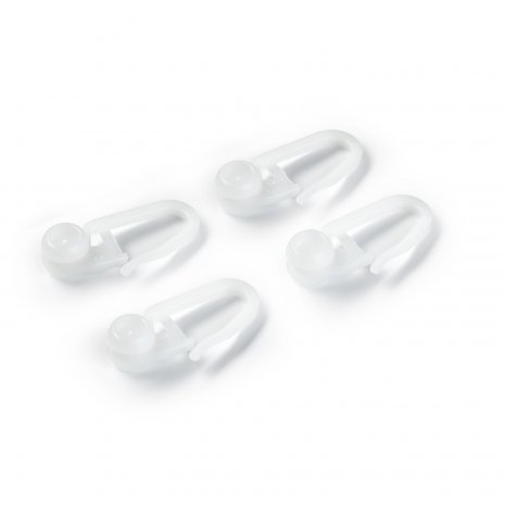 Prym Innenlaufrollen mit Faltenhaken 8 mm weiß 