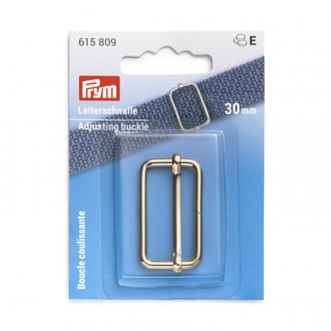 Prym Leiterschnalle 30 mm goldfarbig 