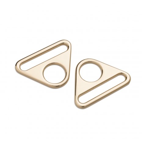 Prym Triangel-Ringe mit Steg 40 mm new gold 