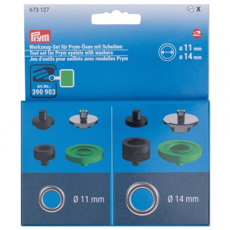 Prym Werkzeug-Set Ösen 11 + 14 mm 