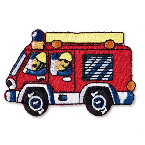 Prym Applikation Feuerwehrauto rot 
