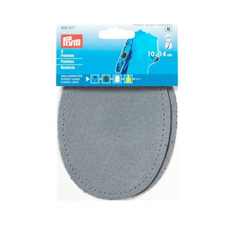 Prym Patches Velourslederimitat (bügeln) 10 x 14 cm  jeansblau 