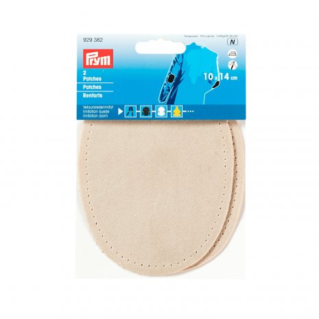 Prym Patches Velourslederimitat (bügeln) 10 x 14 cm sand 