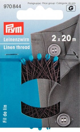 Prym Leinenzwirn 20 m braun 