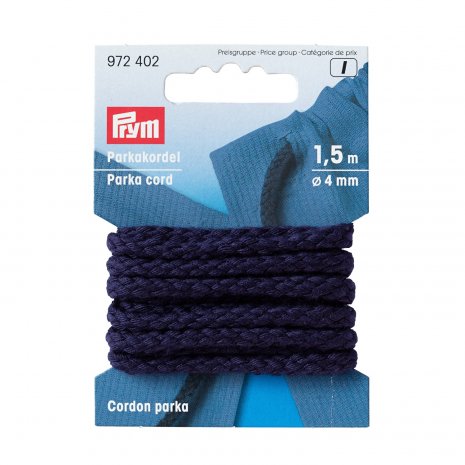 Prym Anorak- und Parkakordel 4 mm marine 