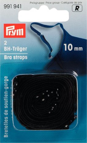 Prym BH-Träger 10 mm schwarz 