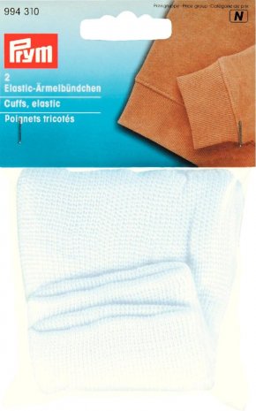 Prym Elastic-Ärmelbündchen weiß 