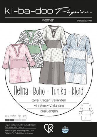 ki-ba-doo Damen Bohokleid Nelina Gr. 32-58 