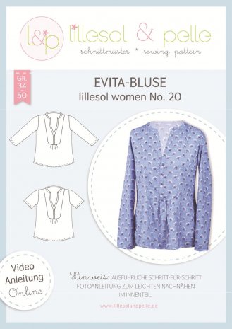 lillesol Damen Evita-Bluse No. 20 Gr. 34-50 