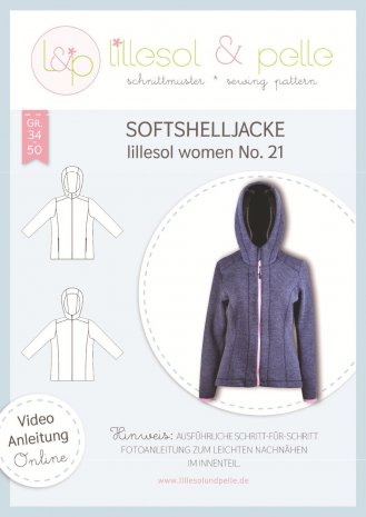 lillesol Damen Softshell Jacke No21 Gr.  34-50 