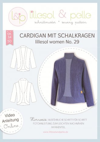 lillesol Damen Cardigan No.29 Gr. 34-50 