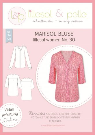 lillesol Damen Marisol-Bluse No. 30 Gr. 34-50 