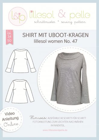lillesol Damen Shirt U-Bootkr. No.47 Gr. 34-50 
