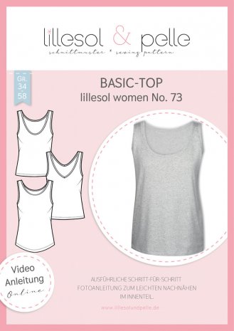 lillesol Damen Basic-Top No. 73 Gr. 34-58 